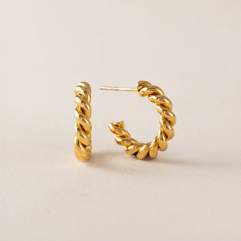 Boucles d'oreilles - Anneaux dawson or