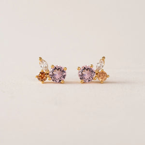 Boucles d'oreilles - Adora stud blush or