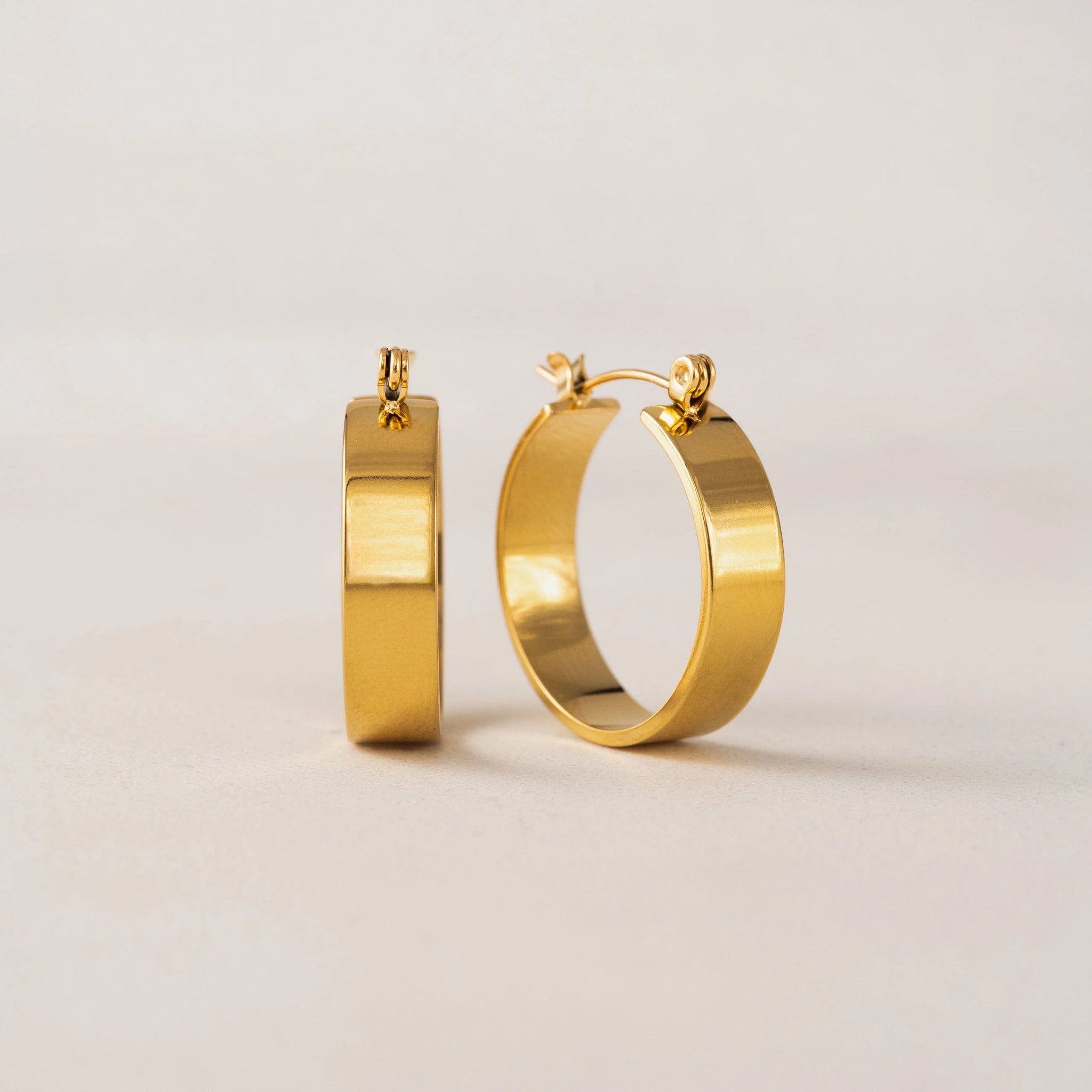 Boucles d'oreilles - Anneaux Khloe or