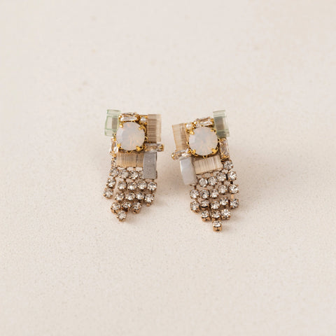 Boucles d'oreilles - Chrysla Fringe white