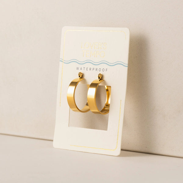 Boucles d'oreilles - Anneaux Khloe or