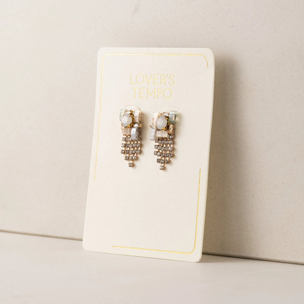 Boucles d'oreilles - Chrysla Fringe white