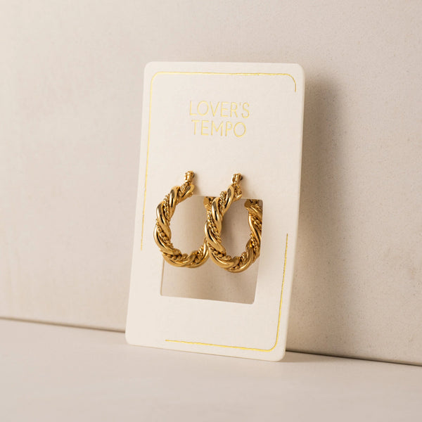 Boucles d'oreilles - Anneaux Jessie or
