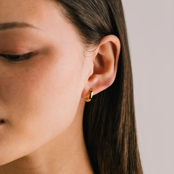 Boucles d'oreilles - Anneaux Maya or
