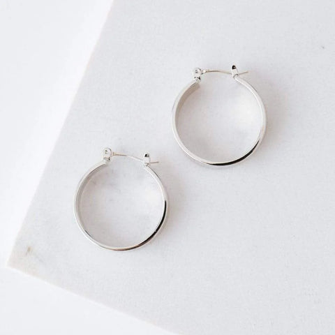 Boucles d'oreilles - Anneaux Chloe argent