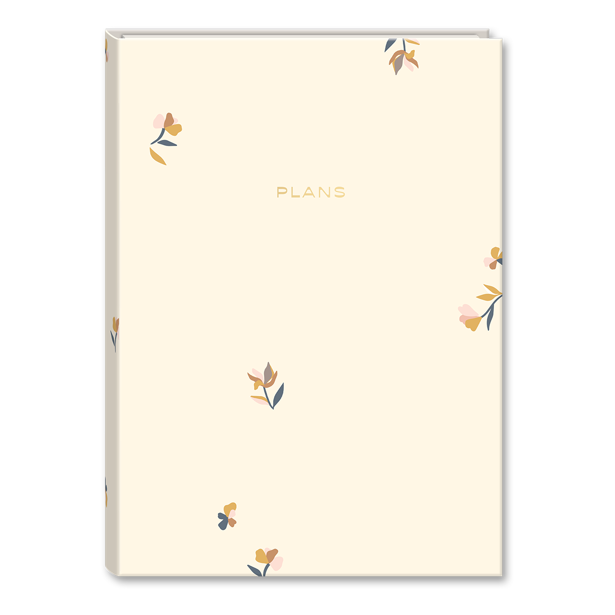 FRI Planificateur hebdomadaire non-daté - Crème fleurs brunes et roses