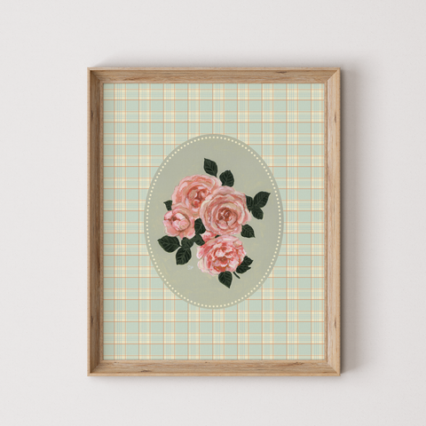 Affiche - Douceur rosée 8 X 10