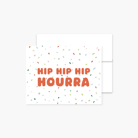 Carte - Hip hip hip hourra