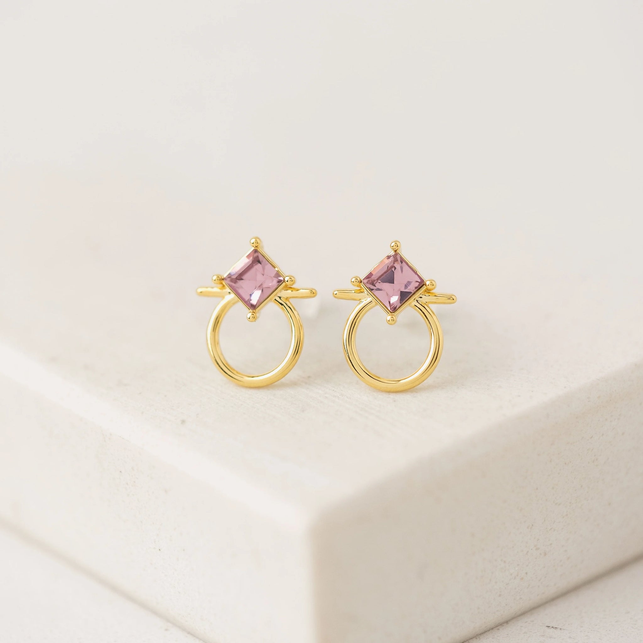 Boucles d'oreilles - Asta lilas