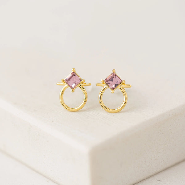 Boucles d'oreilles - Asta lilas