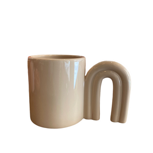 Tasse - Beige poignée arche