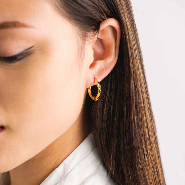 Boucles d'oreilles - Anneaux Emma or