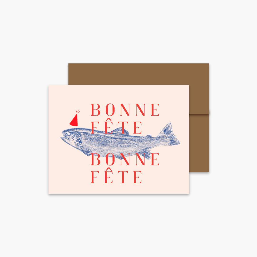 Carte - Bonne fête Truite