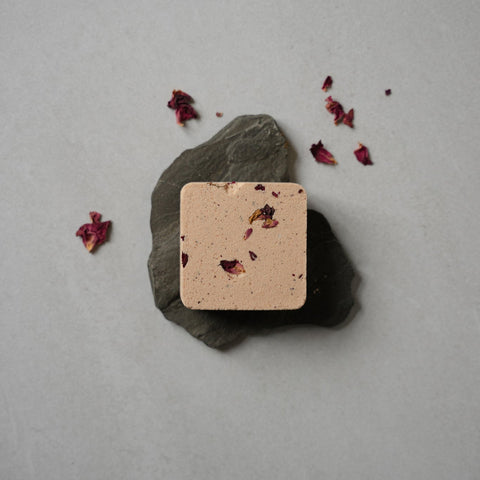 Bombe de bain - Géranium + argile rose