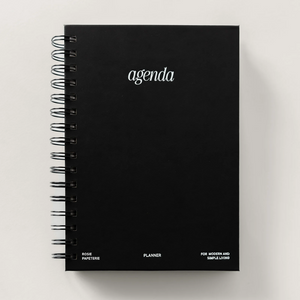Agenda - Non daté : le planificateur spirale Noir