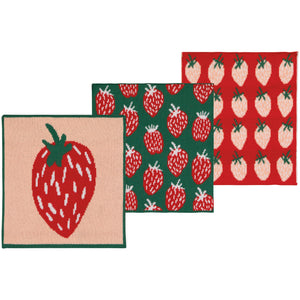 Lavettes (3) - Berry sweet fraises