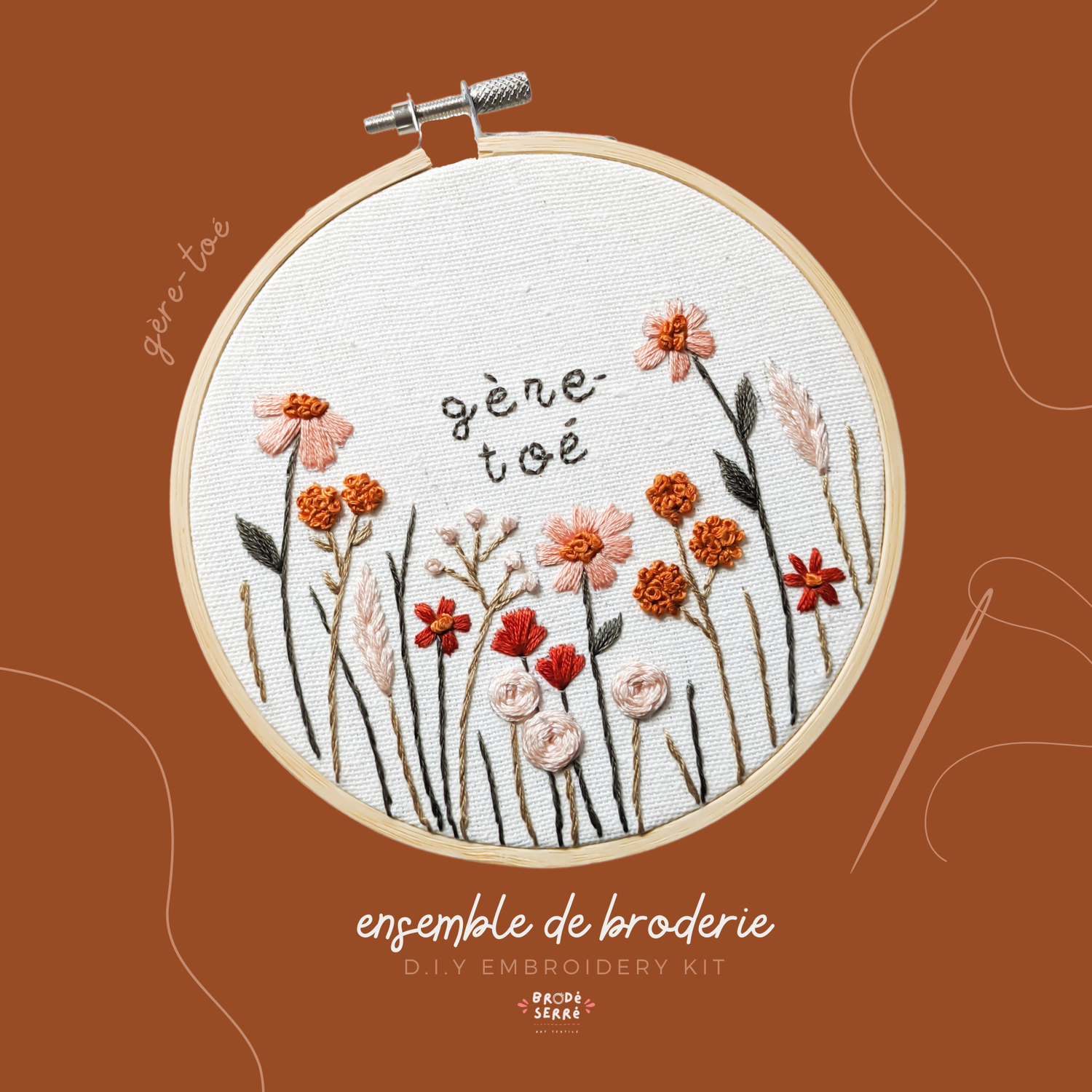 Ensemble de broderie - Gère toi