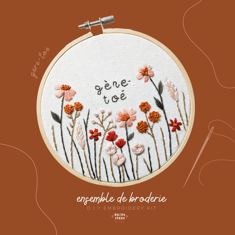 Ensemble de broderie - Gère toi