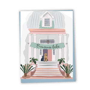 Carte - Bienvenue bébé maison