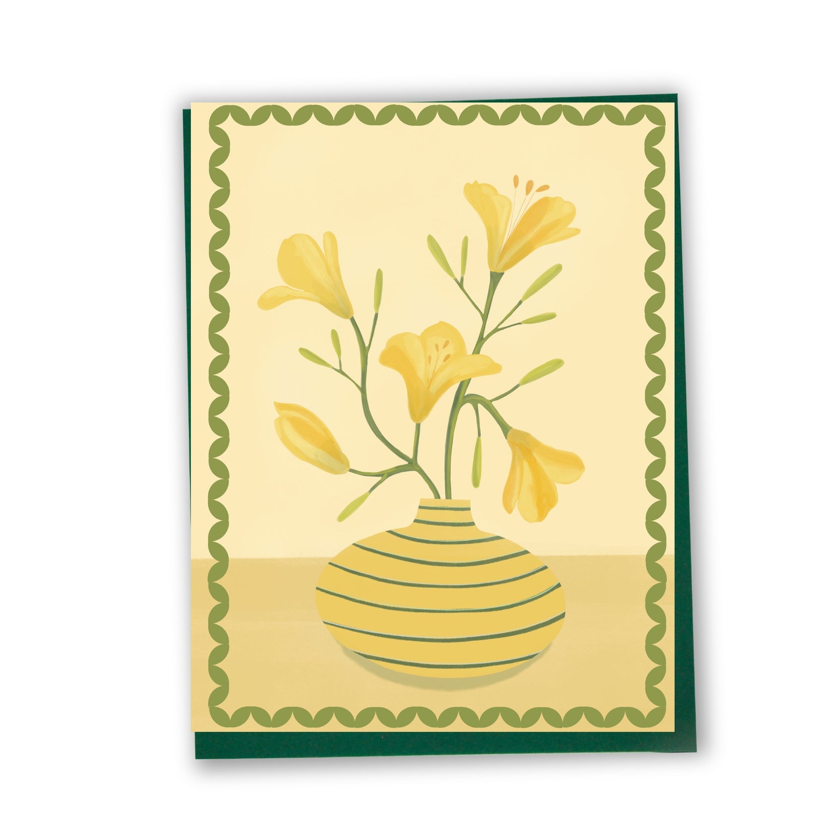 Carte - Vendangeuses jaunes