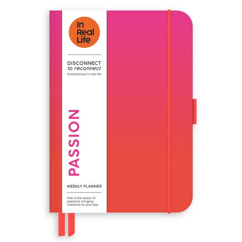 Agenda non daté - Weekly planner A6 Passion