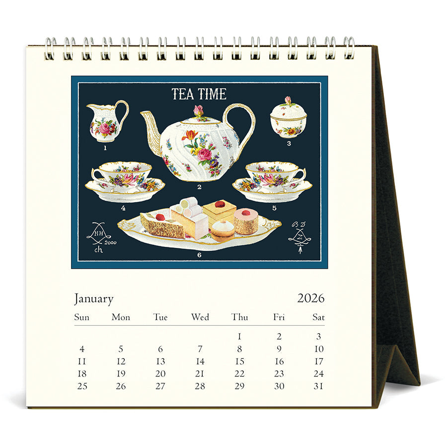 CAV Calendrier de bureau 2026 - Tea Time