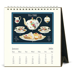 CAV Calendrier de bureau 2026 - Tea Time