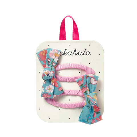 Ensemble de barrettes (2) - Boucles fleuries Heidi
