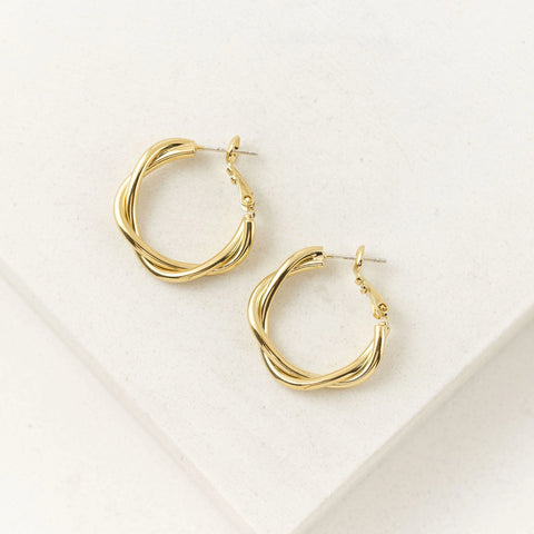 Boucles d'oreilles - Anneaux Rory or
