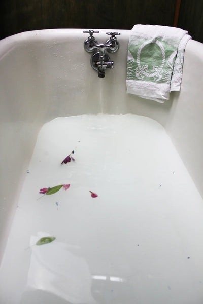 Lait de bain moussant - Pivoine & olivier