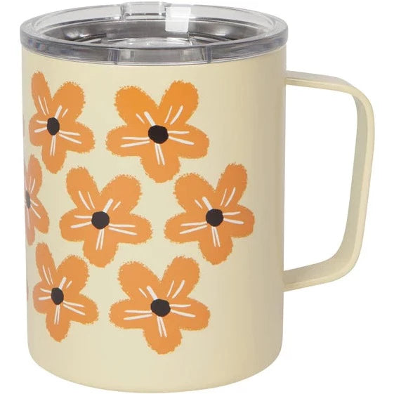 Tasse isotherme - Fleurs