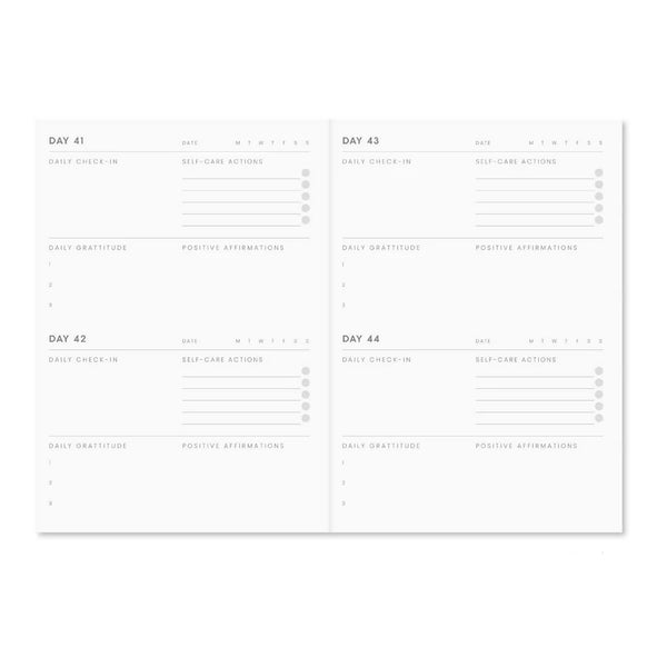 Cahier à compléter - Rêverie self care journal