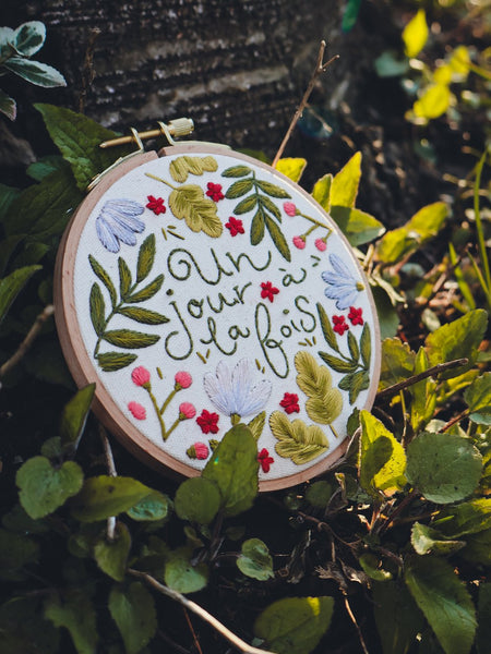 Ensemble de broderie - Un jour à la fois