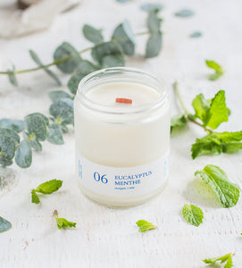 Chandelle de soya - No. 6 Eucalyptus et menthe