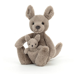 Peluche - Kangourou gris