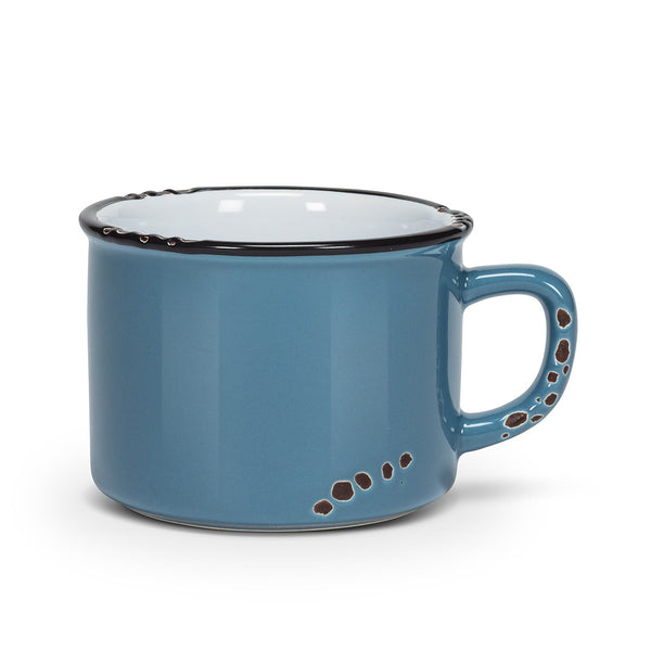 Tasse à cappuccino - Couleurs variées imitation émail