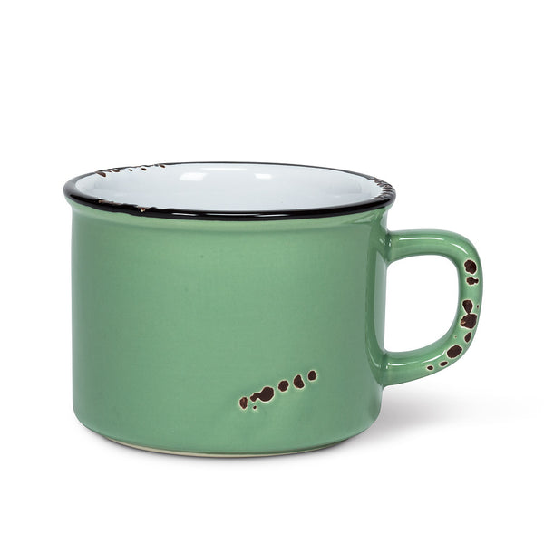 Tasse à cappuccino - Couleurs variées imitation émail