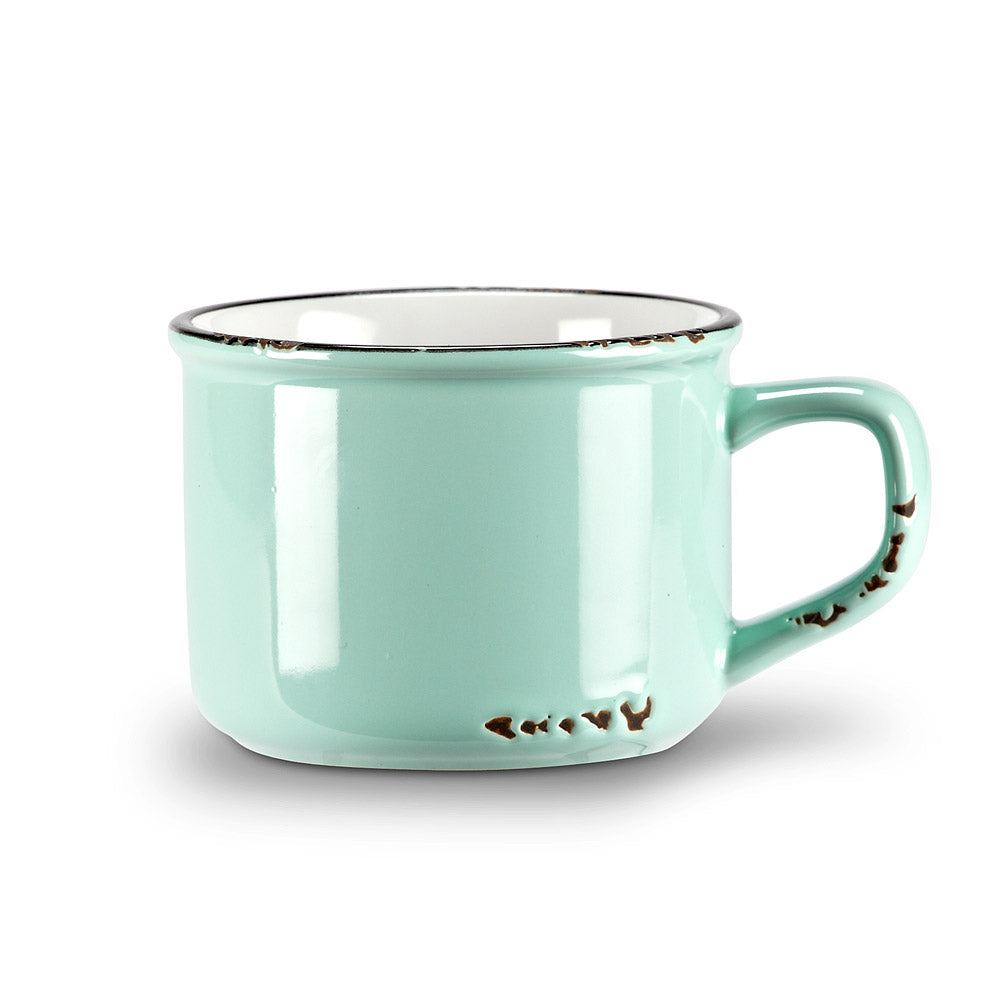 Tasse à cappuccino - Couleurs variées imitation émail