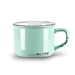 Tasse à cappuccino - Couleurs variées imitation émail