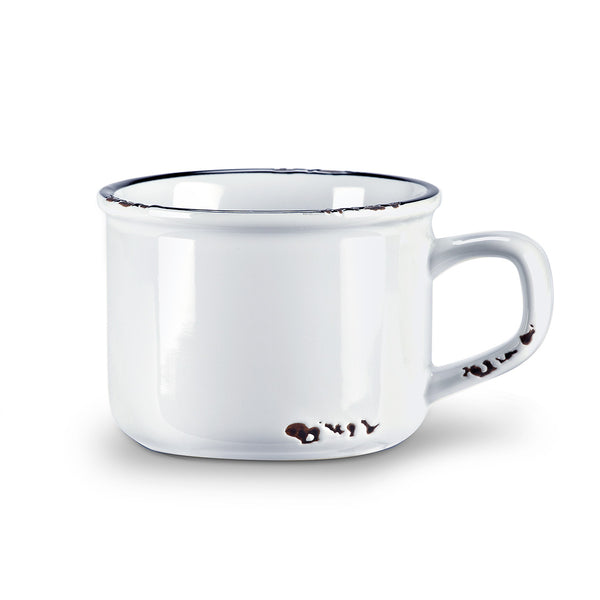 Tasse à cappuccino - Couleurs variées imitation émail