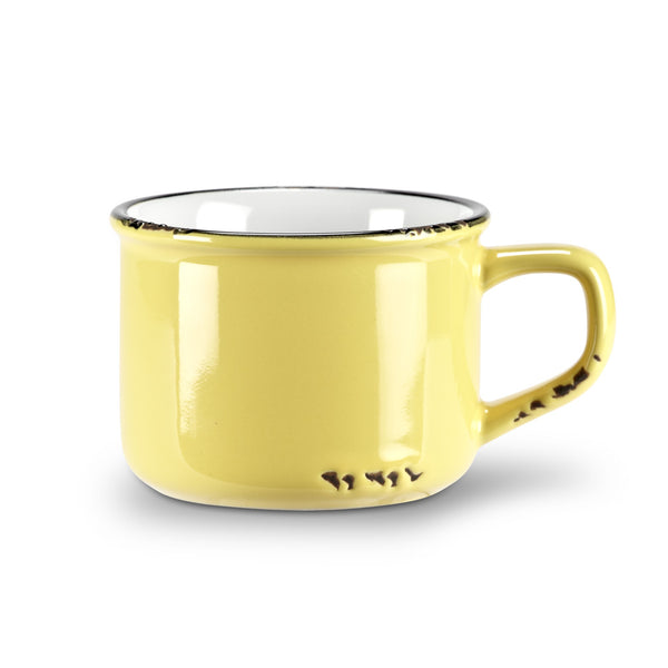 Tasse à cappuccino - Couleurs variées imitation émail
