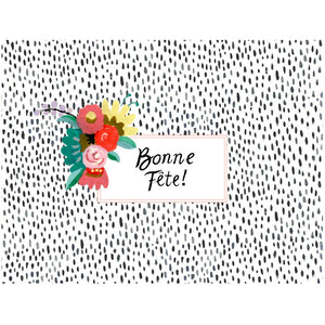 Carte - Bonne F&ecirc;te Picots