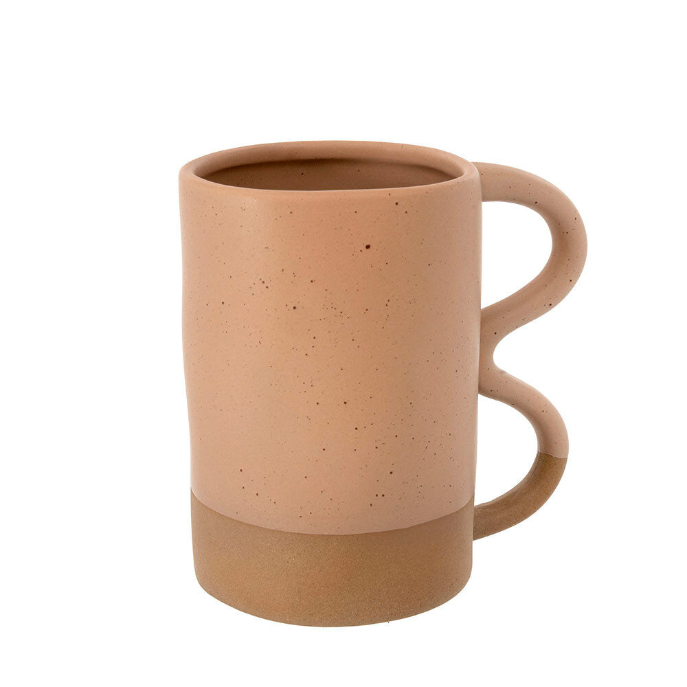 Tasse - Double poign&eacute;es brune