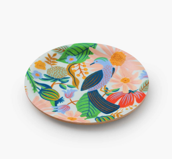 Sous-verres - Fleurs et oiseaux