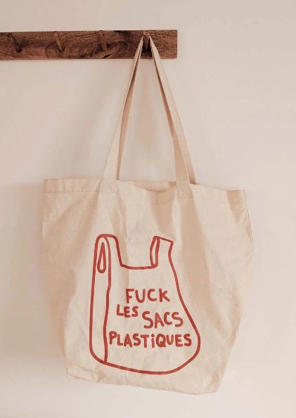 Sac r&eacute;utilisable - Fuck les sacs plastiques