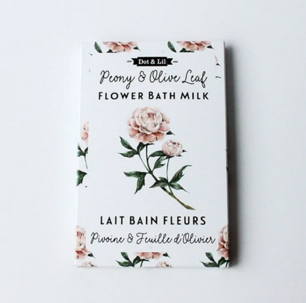 Lait de bain - Pivoine & feuille d'olivier