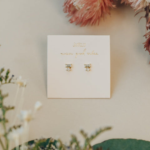 Boucles d'oreilles - Double stack