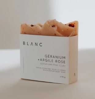 Savon - G&eacute;ranium et argile rose