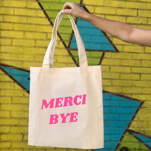 Sac r&eacute;utilisable - Merci bye