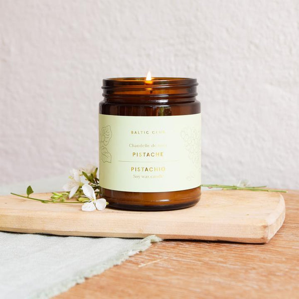 Chandelle de soya - Pistache